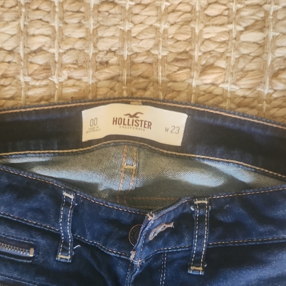 Hollister Blue Skinny Jeans Classic Denim Style - Picture 2 of 4